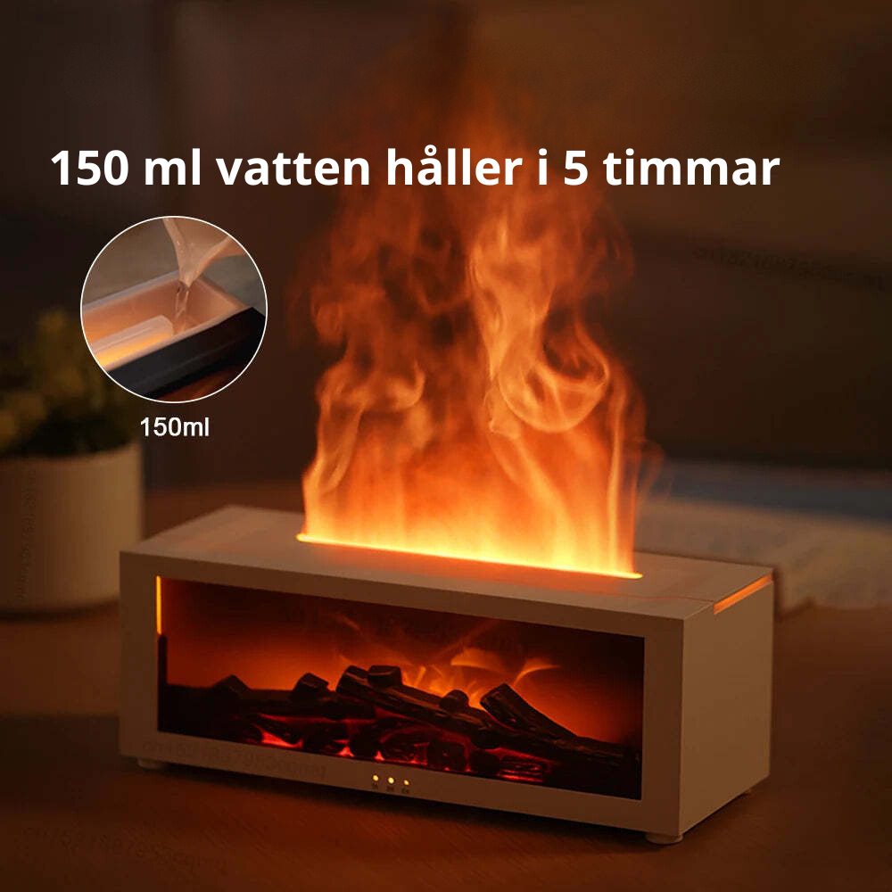 Flammfuktare 3D Flammande Eldstadsmaskin